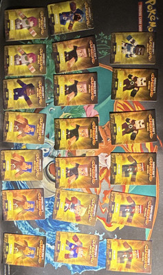 Mojang Minecraft Dungeons Arcade Trading Card Lot 17 Skins 2021 Elan Sam