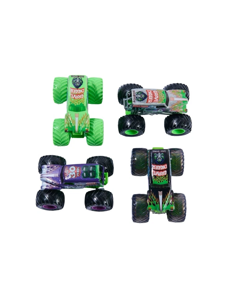 Monster Jam Grave Digger Série 01 Hiper Combustível Versão 2025 Escala 1:64 - Imagem 4 de 4