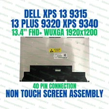 13.4" WUXGA Dell XPS 13 9315 FHD LCD LED Screen Non Touch Assembly Display Panel