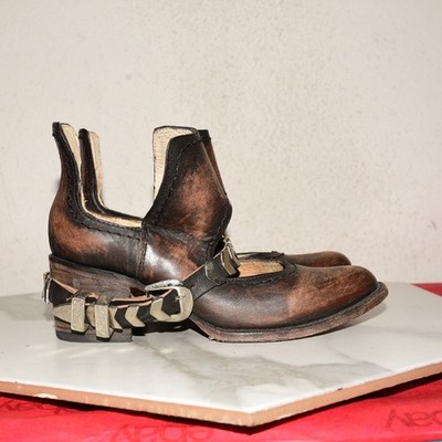 Freebird by Steven Blade Leather Bootie Women -- READ