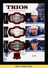 2017 The Cup Trios Jerseys Red Tag 2/2 Patrik Laine Blake Wheeler Patch READ 2vh