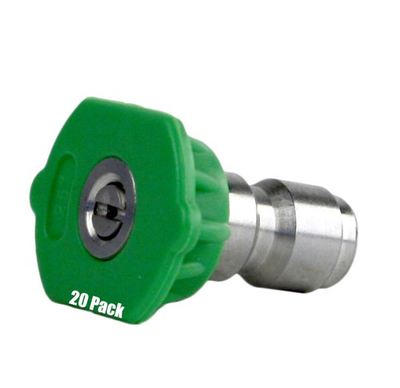 #ad #ad 20 Pack Erie Tools Pressure Washer 1 4quot; Quick Connect 25 Degree 5.0 Nozzles $47.99