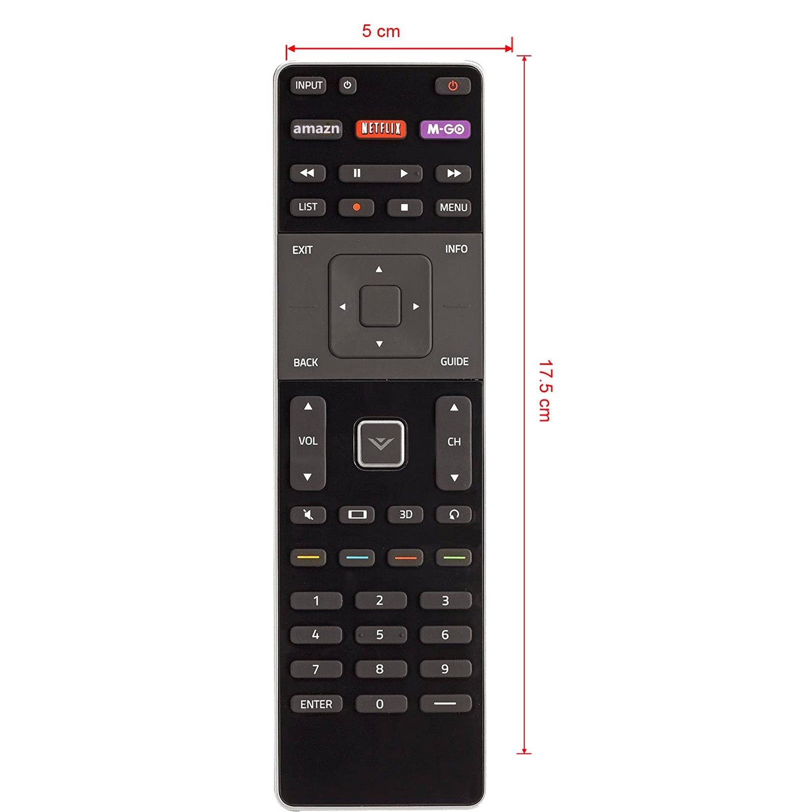 XRT510 Replaced Universal Remote Control fit for VIZIO TV M321I-A2 M401I-A3