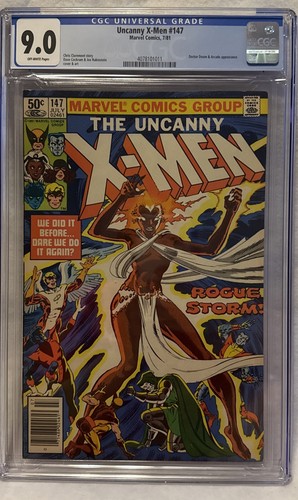 The Uncanny X-Men #147 CGC 9.0 (Marvel Comics July 1981)