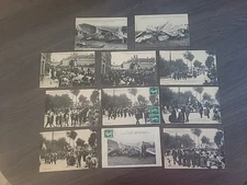 Exceptio.CPA,VILLENAUXE LA GRANDE  ,accident Et Enterrement DU CAPT Aviateur REY