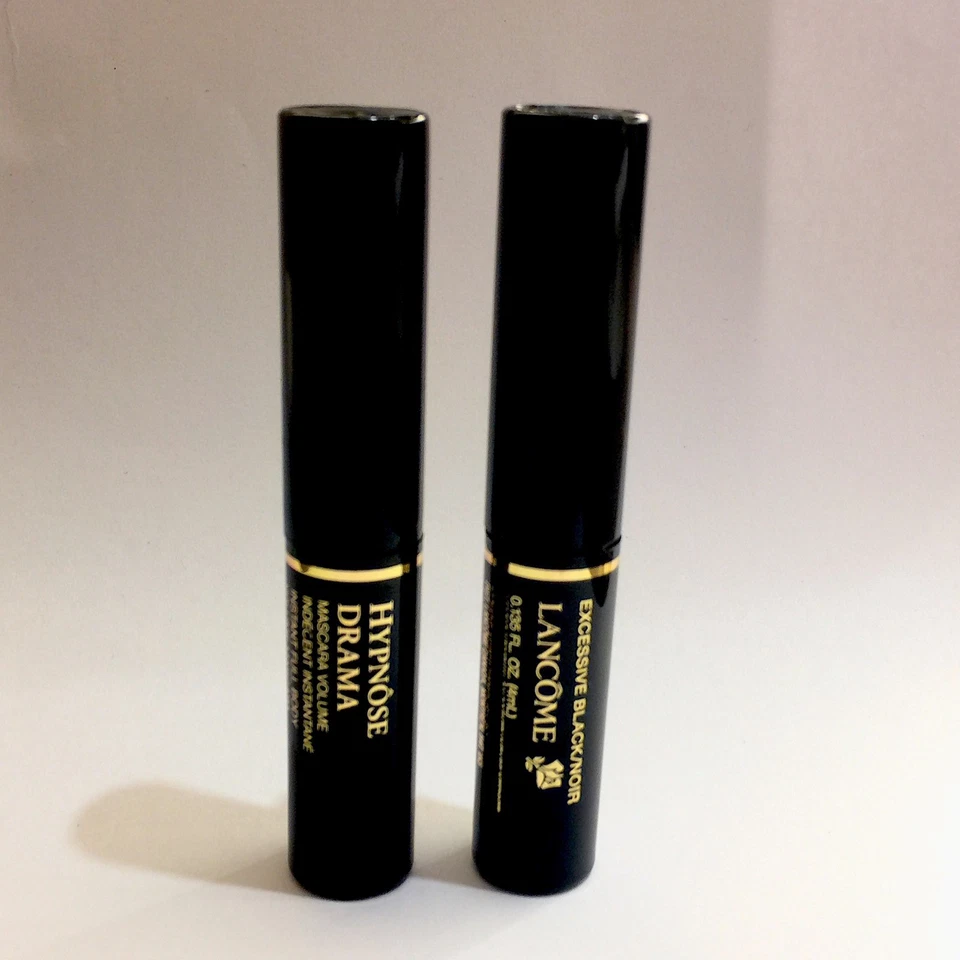 5 Máscara de pestañas Lancome Hypnose Drama negra .135 oz de viaje NUEVO lote de 5 FRESCA Foto 2 de 4