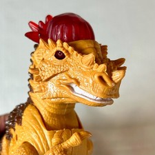 NKOK Rare Electronic Lights  Sounds Dinosaur Figure Eyes  Head Light Up Roars