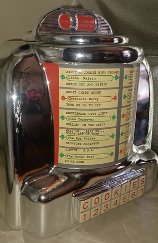 Biscottiera vintage 1985 Vandor ceramica cromata come coperchio *RARO*  - Foto 2 di 10