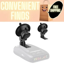 Uniden Radar Detector Suction Cup Mount - Easy Installation & Adjustable Viewing