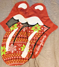 The Rolling Stones Brand Holiday Christmas Theme Logo Gray Pullover Sweatshirt