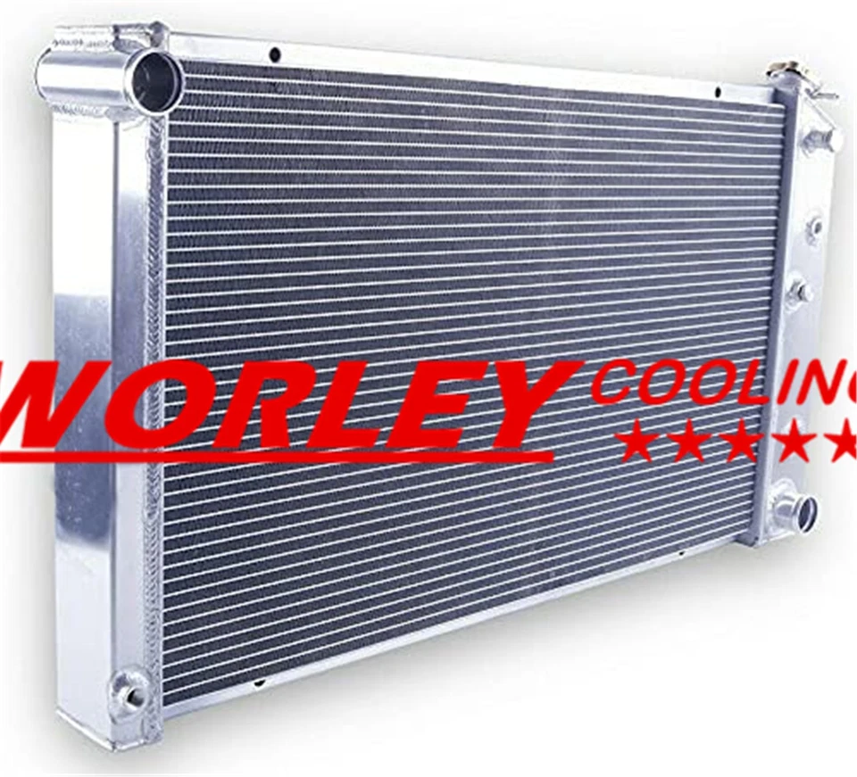 NJ-3Row Aluminum Radiator FOR 1967-1977 Oldsmobile Cutlass 68 69 70 71 72 28" - Изображение 3 из 4