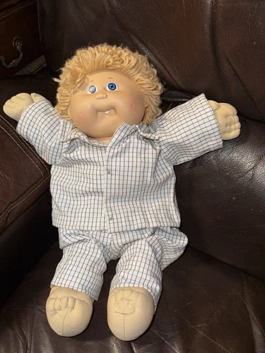 vintage 1985 coleco cabbage patch doll Blonde/ Blue Boy ❤️