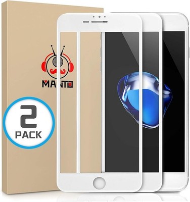 2PCS Screen Protector for iPhone 8 Plus 7 Plus 6S Plus 6 Plus 5.5 Inch Full Cove
