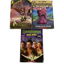 Blob That Ate Everyone, Goosebumps, American Chillers #9 Book Bundle ￼