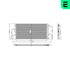 Kondensator Klimaanlage mit Trockner f�r BMW X1 xDrive20d sDrive18d xDrive20i