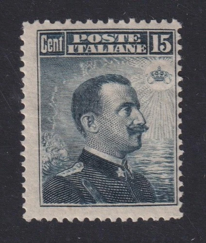 ITALY 1911 VEIII 15c MH  / M742