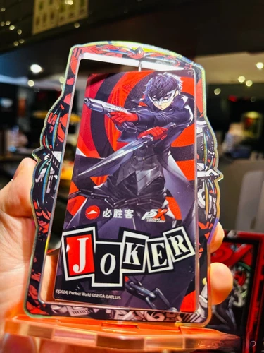 2024 Pizza Hut P5X Persona 5 Figuren Happy Meal Spielzeug Abzeichen Poker Kartenständer - Bild 5 von 20
