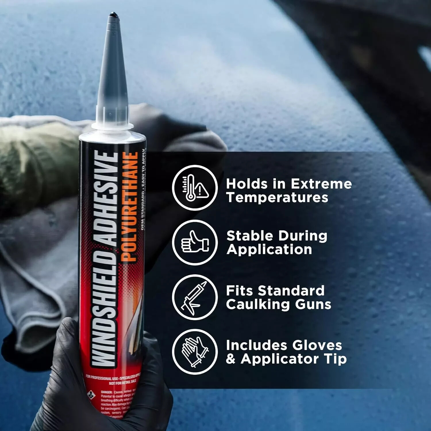 Polyurethane Windshield Adhesive Quick Curing & Weather Resistant
