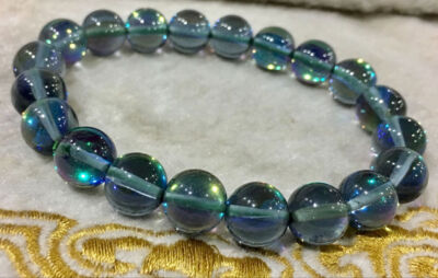 8mm Handmade Mixed Natural Gemstone Round Beads Stretchy Bracelet Healing Reiki