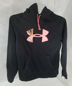 black and camo under armour hoodie