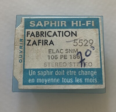 SAPHIR HI FI ZAFIRA 6323 PLATINE DISQUE VINYLE PE 223