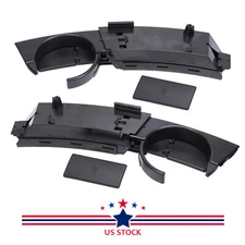 Pair Front Left & Right Black Dashboard Cup Holders For 2003-2008 BMW Z4 E85 E86