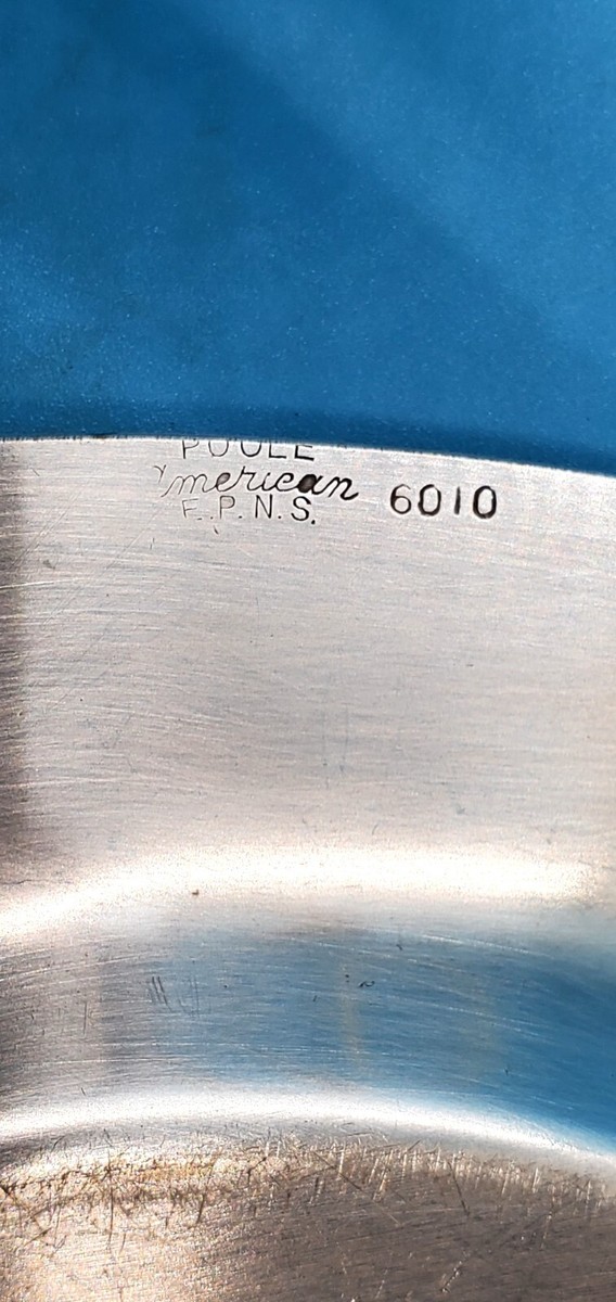 Poole Silver Co. (American) E.P.N.S. Silver Plate Gravy Dish #1810