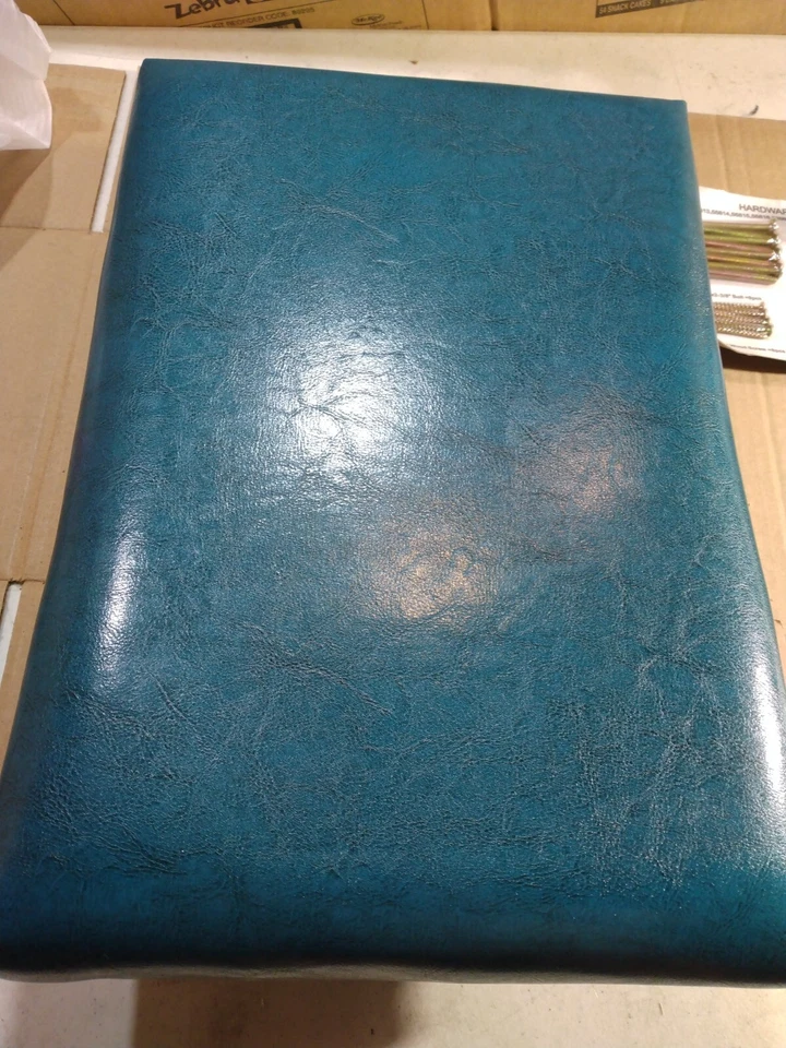 Linon 26" Claridge Counter Stool - teal blue MSRP 149.99 - Image 4 of 4