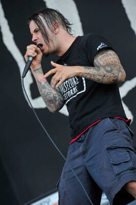 Phil Anselmo of American heavy metal group Down performing live on - Old Photo 4