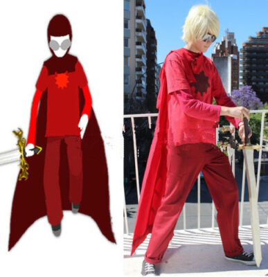 Dave Strider God Tier Cosplay Costume From HOMESTUCK Custom Made/