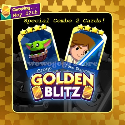 Golden Blitz Even on May 22th Mono-poly-Go_Luke Skywalker + Grogu 4 star Sticker