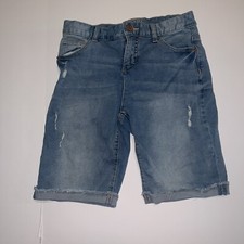 Justice Girls Size 16 Shorts Denim Distressed