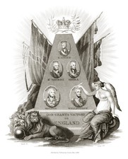 Lord NELSON Jervis General Arthur WELLESLEY Moira Sidney SMITH 1816 engraving