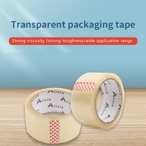 12 x Strong Clear Tape Buff Parcel Packing Tape 48MM X 66M Box Sealing
