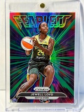 2022 WNBA Prizm Jewell Loyd GREEN Prizm FEARLESS #10 Storm