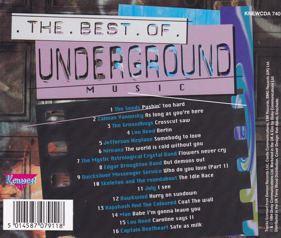 VARIOUS ARTISTS - CD - The Best Of Underground Music - Bild 2 von 2