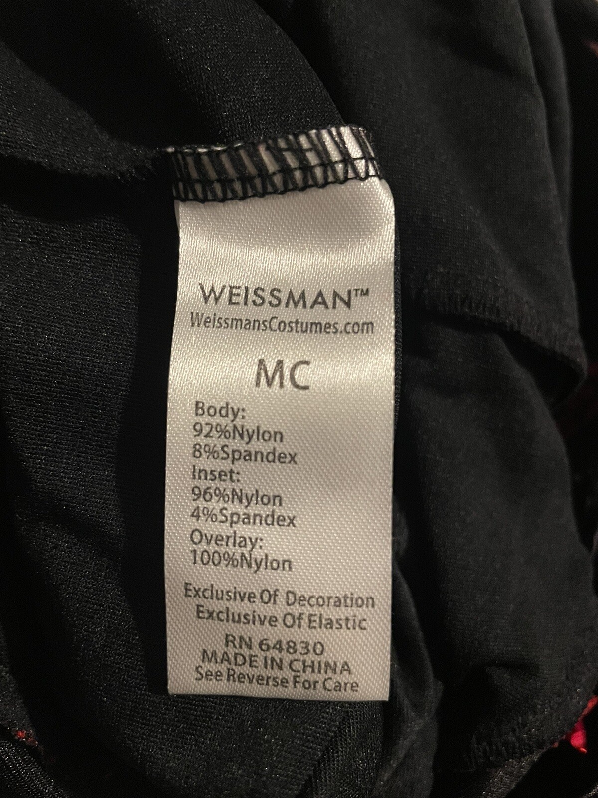 Dance Girls Red Dress  Weissman Dance Costume - image 3