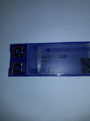 Sumitomo CNMG433 ESU Grade AC520U Carbide Turning Insert TiAlN/AlCrN Finish, ...