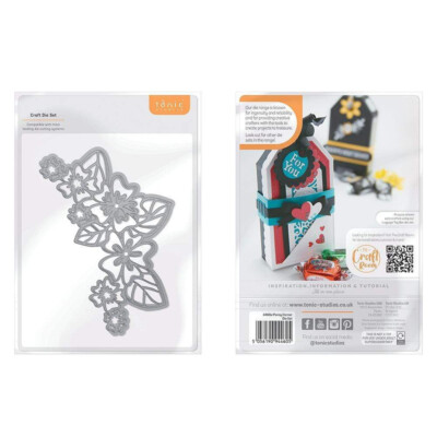 #4460 e - TONIC STUDIOS -  METAL CUTTING DIES  - PANSY CORNER DIE
