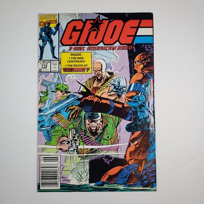 Marvel Comics G.I. Joe: A Real American Hero #113 Newsstand 1st Appear Dee-Jay