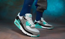 Size UK 10.5 - Nike Air Max 90 Hyper Turquoise 2020 for sale online | eBay