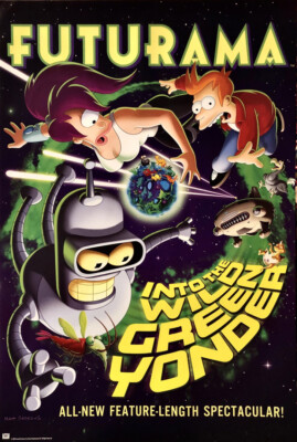 Futurama ~ Into The Wild Green Yonder ~ Original 27''x 40''  Advertising Poster 