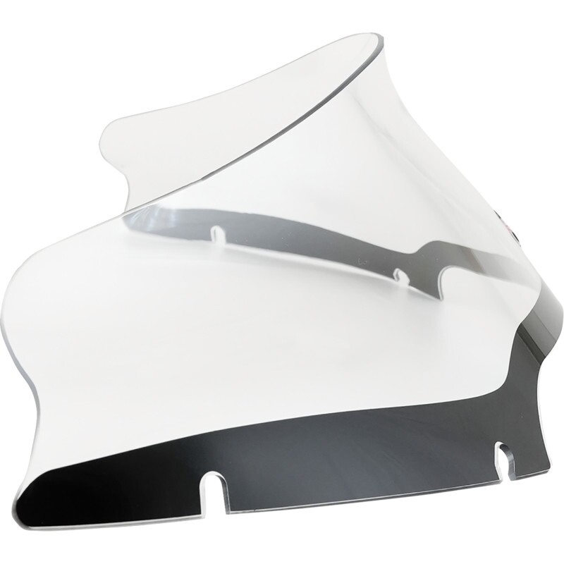 Klock Werks 6” Clear Sport Flare Cruiser Wind Screen Shield KWW-01