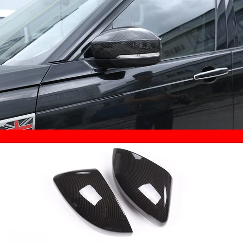 ABS Fiber Rearview Side Mirror Cap Shell For LR Discovery 4/5 LR4 LR5 L462 10-19