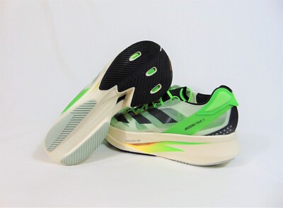 Adidas Adizero Prime X Linen Green Black Training Running Shoes Sz