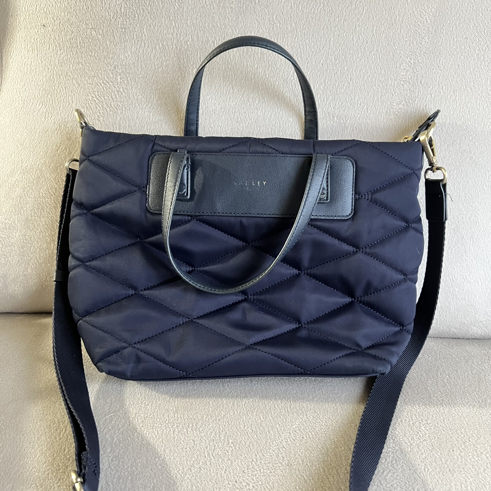 radley navy purse