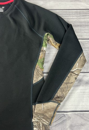 UNDER ARMOUR Wool Blend Scent Control Realtree Camo Hunting Womens L Fitted - Picture 4 of 8