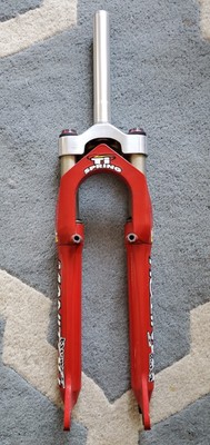 Manitou SX TI - Titanium Spring Fork 1 1/8  Threadless 7.5'' Steer tube for 26''