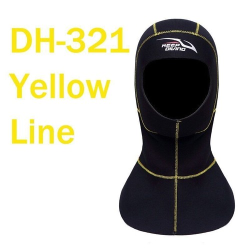 Capucha de buceo de neopreno de 3 mm con hombro equipo de snorkel gorra - Imagen 19 de 27
