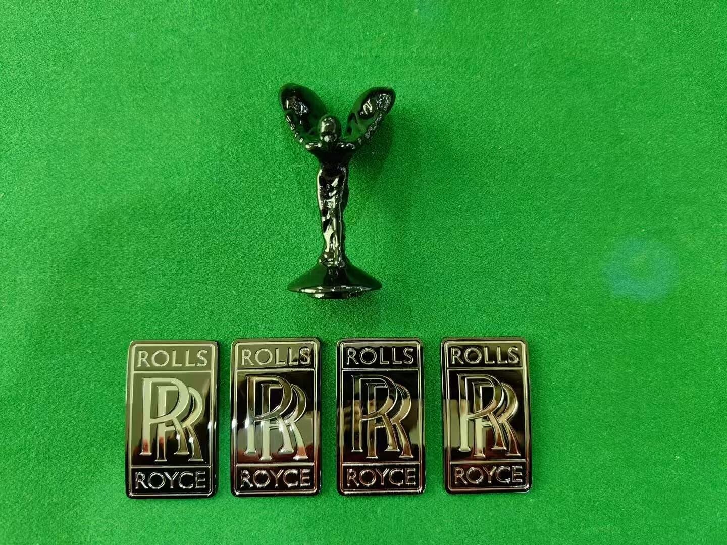 Rolls-Royce style metal emblems fits RR Wraith/Cullinan/Phantom/Ghost